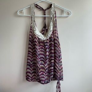 Bohemian Sheer Tank Top
